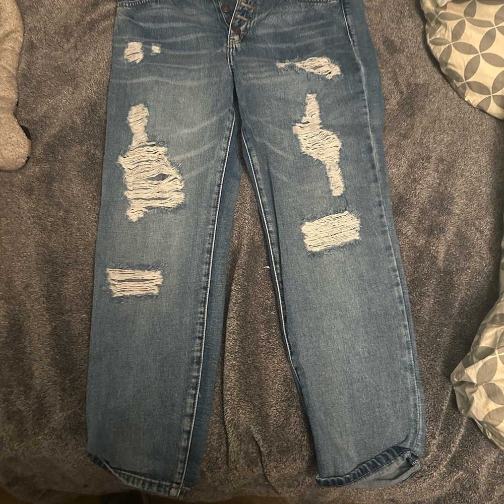 High rise mom jeans